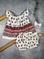 کد ۱۲۵۹ شومیز شورت طرح هندی - Image 5