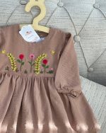 کد ۱۳۴۵ پیراهن گلدوزی طرح کانیا - Image 3