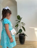 کد ۱۴۱۷ پیراهن سوزندوزی فیروزه ای - Image 2