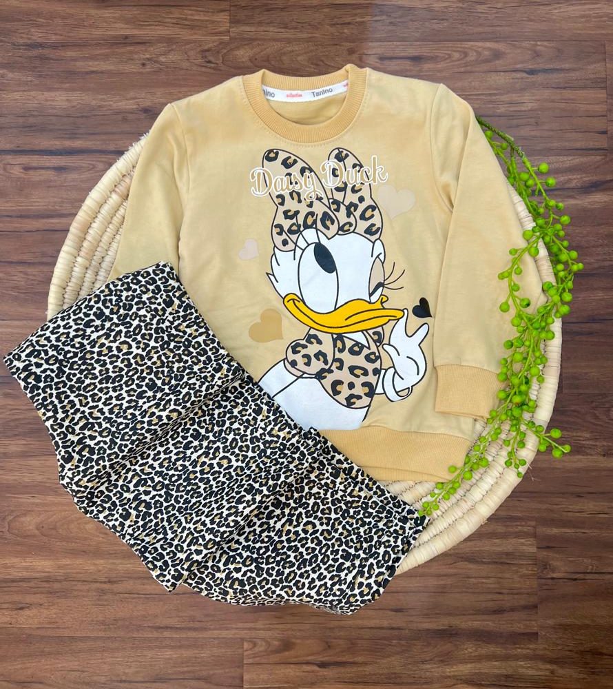 کد ۱۵۱۹ بلوز شلوار طرح اردک daisy