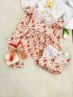 کد ۱۵۲۹ پیراهن طرح پاییز برگ ریز