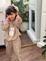 کد ۱۶۵۲ بلوز شلوار وارداتی خرگوش دم صورتی