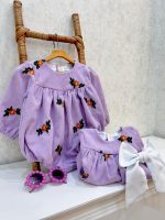 کد ۱۷۰۲/۵ بادی کبریتی گلدوزی یاسی - Image 2