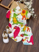 کد ۱۹۲۵ تیشرت شلوارک شیر و کروکودیل