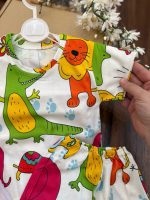 کد ۱۹۲۵ تیشرت شلوارک شیر و کروکودیل - Image 2