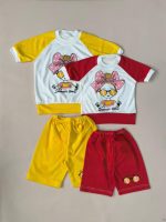 کد ۲۰۶۱ تیشرت شلوارک دختر summer time - Image 3