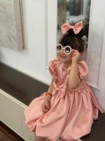 کد ۲۰۶۶ پیراهن مجلسی نگین دار تیلورسیف - Image 9