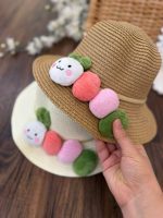کد ۲۱۰۵ کلاه با طرح کرم خاکی - Image 4