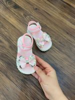 کد 2150 صندل پاپیونی طرح NEW LIFE صورتی