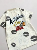 کد ۲۱۹۹ تیشرت شلوارک پسر قهوه خور - Image 4