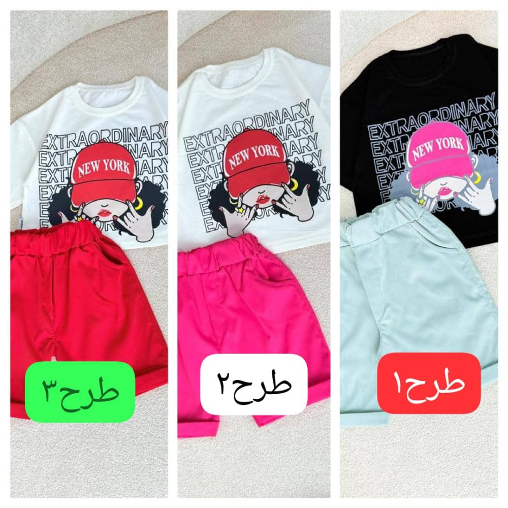 کد ۲۴۸۲ کراپ شلوارک اکسترا - Image 3