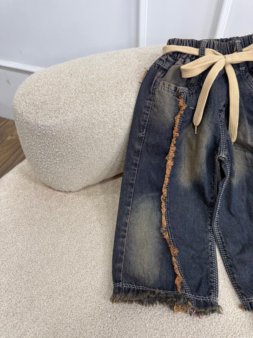 IMG-20251028-WA0121 کد ۲۷۹۶ شلوار جین بگ طرح سرخ پوستی - Image 3