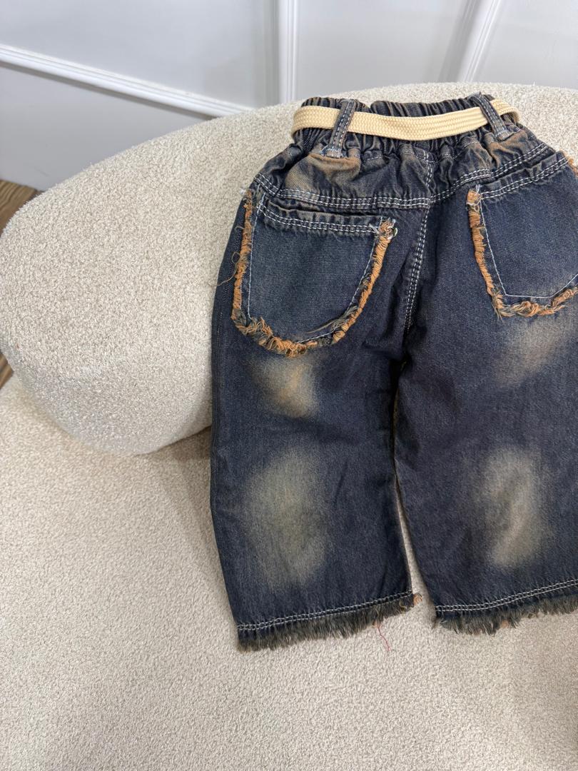 IMG-20251028-WA0123 کد ۲۷۹۶ شلوار جین بگ طرح سرخ پوستی - Image 2