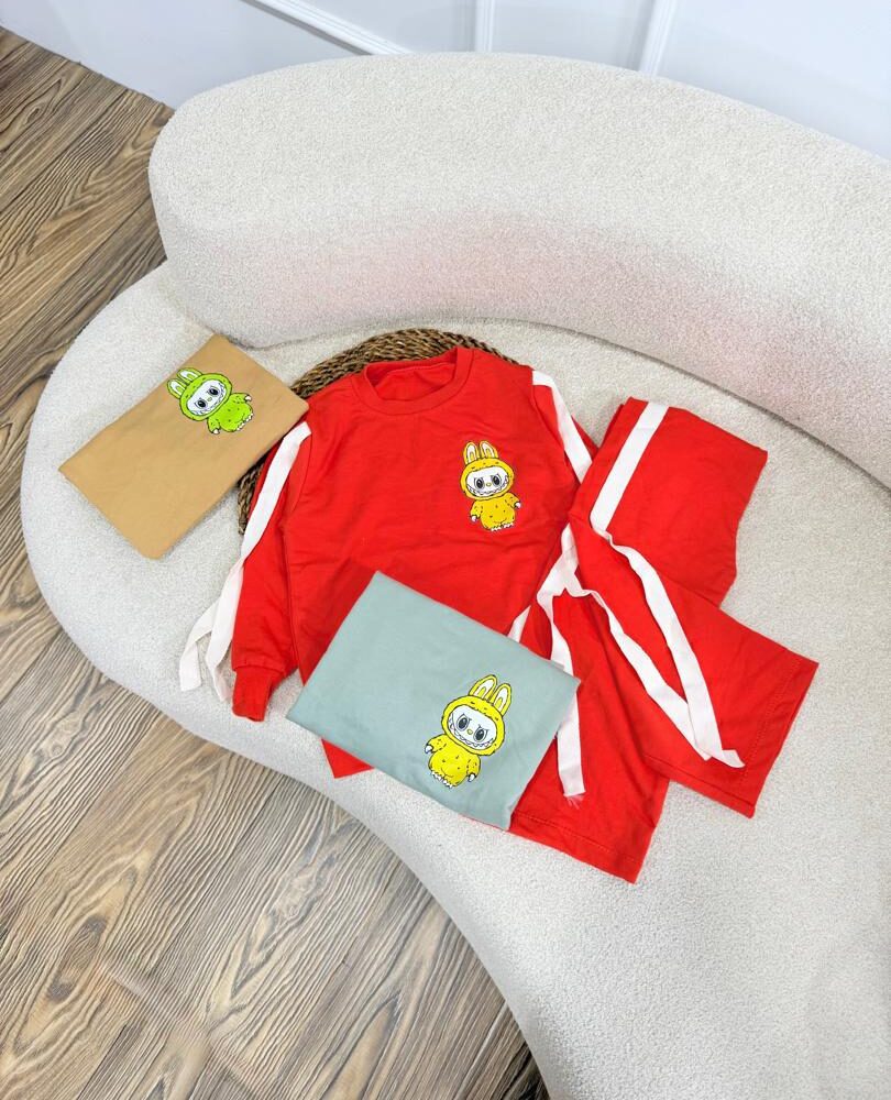 کد ۲۷۹۷ بلوز شلوار لبوبو بند آویزان