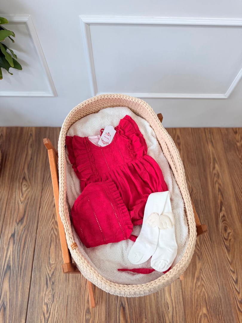 IMG-20251121-WA0138 کد ۲۸۷۲ بادی سوزندوزی سرخابی طرح ثمین - Image 1