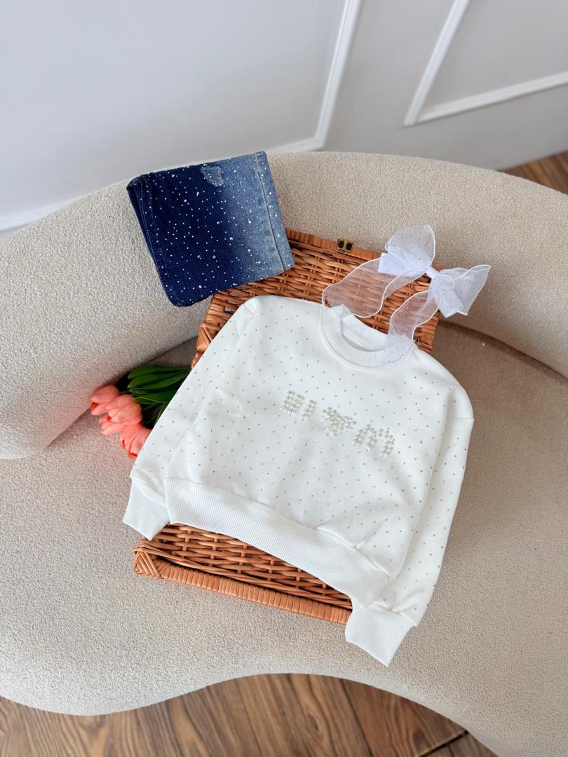 IMG-20251222-WA0023 کد ۳۰۱۴ کراپ تک سفید نگین دار طرح قلب - Image 1