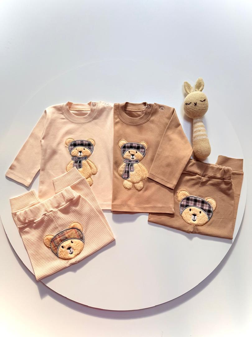 IMG-20260104-WA0031 کد ۳۰۵۳ ست بلوز شلوار خرس شالگردن دار - Image 1