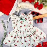 پیراهن تابستونی آلبالویی کد ۷۹۵