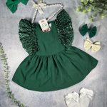 کد ۸۲۳ پولکدوزی سبز روی را