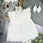 کد ۷۷۸ پیراهن کراش سفید