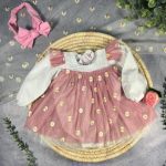 بابونه آستین دار رنگ یاسی