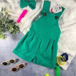 کد ۷۷۴ شلوارک لنتی سبز لینن