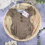 کد ۸۰۰ بادی سوزندوزی رنگ خاکی