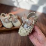 کفش مجلسی مرواریدی کرم