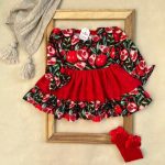 کد ۱۵۸۱ پیراهن یلدایی طرح انار