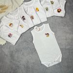 کد ۹۶۱ بادی سفید شکلک دار آستین دار