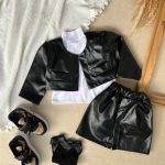 کد ۹۸۹ کت و دامن چرم