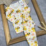 کد ۱۰۱۲ ست بلوز شلوار ارزان طرح زنبور