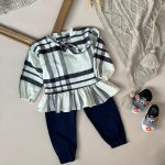 کد ۱۰۱۰ ست بلوز و شلوار کبریتی مهدیه