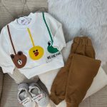 کد ۱۰۵۹ بلوز شلوار قورباغه جوجه و خرس