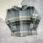 کد 1063 چهارخونه موهر طوسی پسرانه