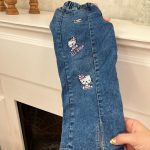 کد ۱۴۹۵ شلوار جین بگ طرح کیتی