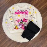 کد ۱۱۳۲ بلوز شلوار طرح MINNIE