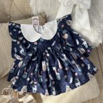 کد ۱۱۲۶ پیراهن سرمه ای نیلگون