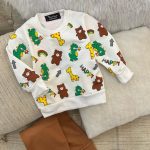 کد ۱۱۳۹ بلوز شلوار با طرح حیوانات(بدون جیب)