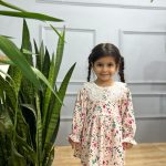 کد ۱۱۴۷ پیراهن طرح آرا گل جدید