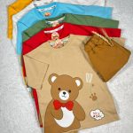 کد ۱۱۵۳ ست تیشرت و شلوار خرسی با پاهای برجسته