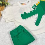 کد 1159 بلوز شلوارک طرح تمساح