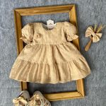 کد ۱۱۸۹ پیراهن سوزندوزی طرح مهر و ماه