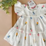 کد 1202 پیراهن موسلین سروناز