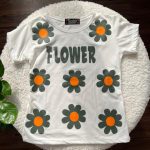 کد ۱۲۱۱ بلوز شلوارک میدی طرح Flower