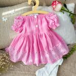 کد ۱۲۲۳ پیراهن موسلین طرح آی پارا