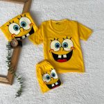 کد 2001 ست بلوز و شلوار باب اسفنجی