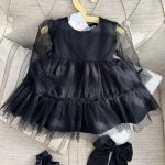 کد ۱۲۸۱ پیراهن توری خالدار نشمیل