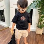 کد ۱۳۲۱ تیشرت مشکی اسپرت طرح یا حسین شهید