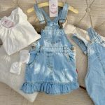 کد ۱۳۲۴ دامن لنتی لی رنگ آبی